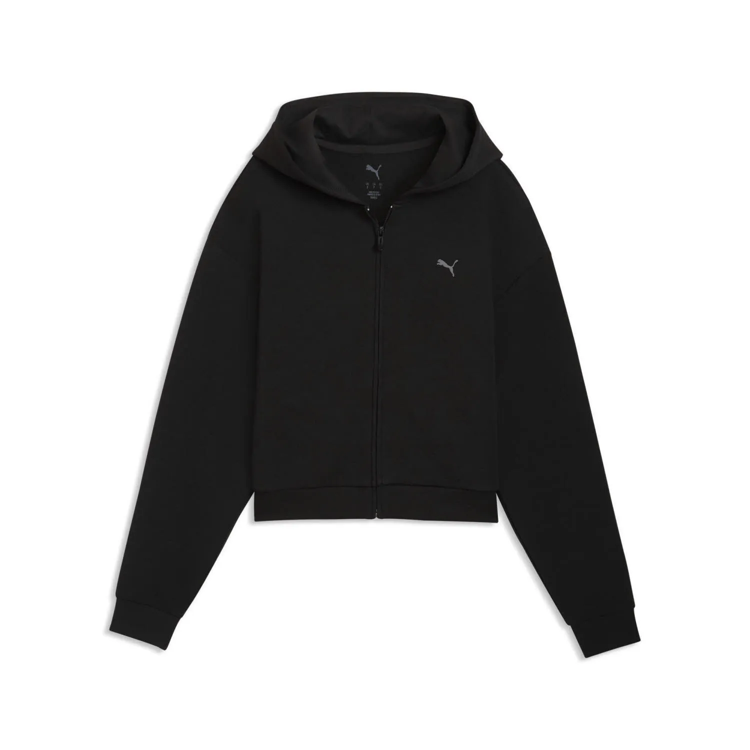 Puma Cloudspun FZ Hoodie Damen Kapuzenjacke schwarz