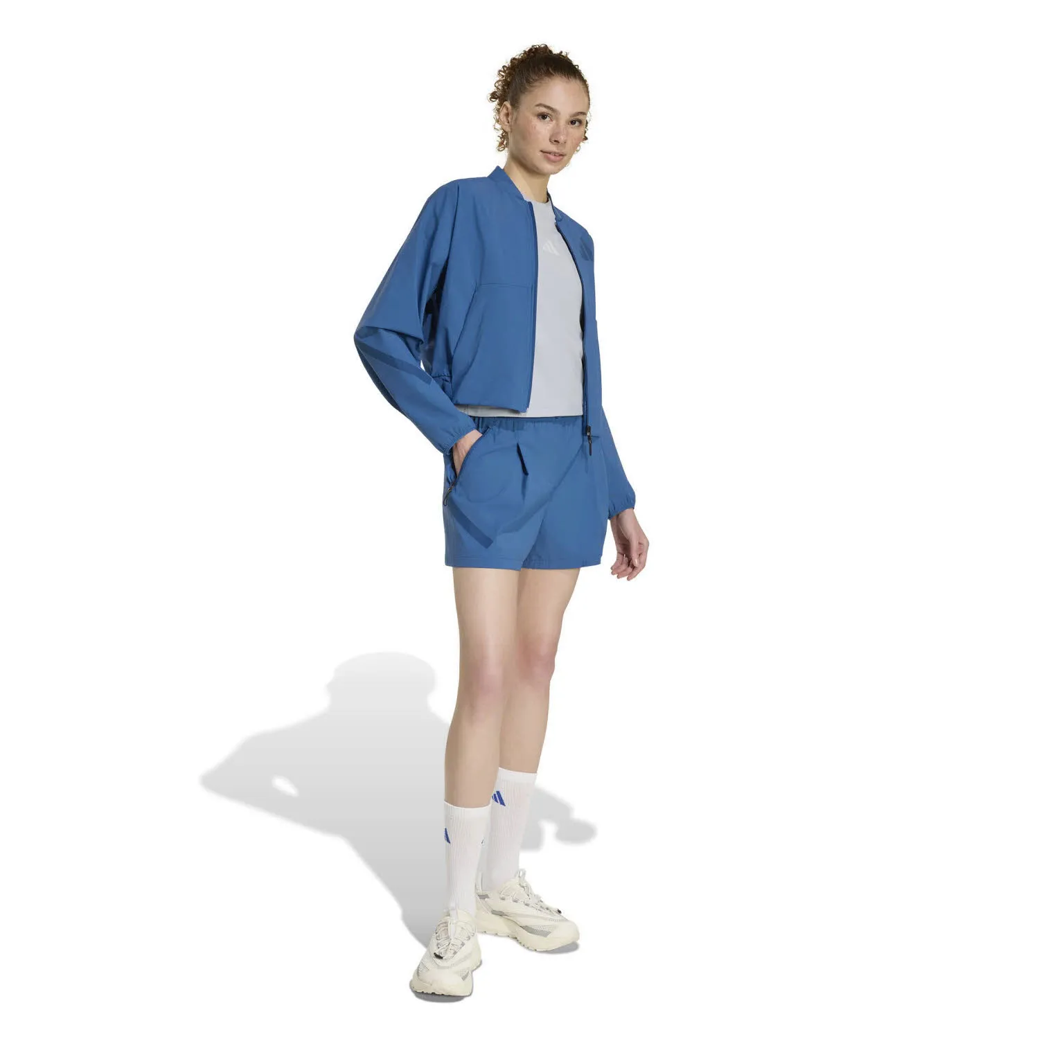 adidas Z.N.E. Shorts Damen Sportshorts blau