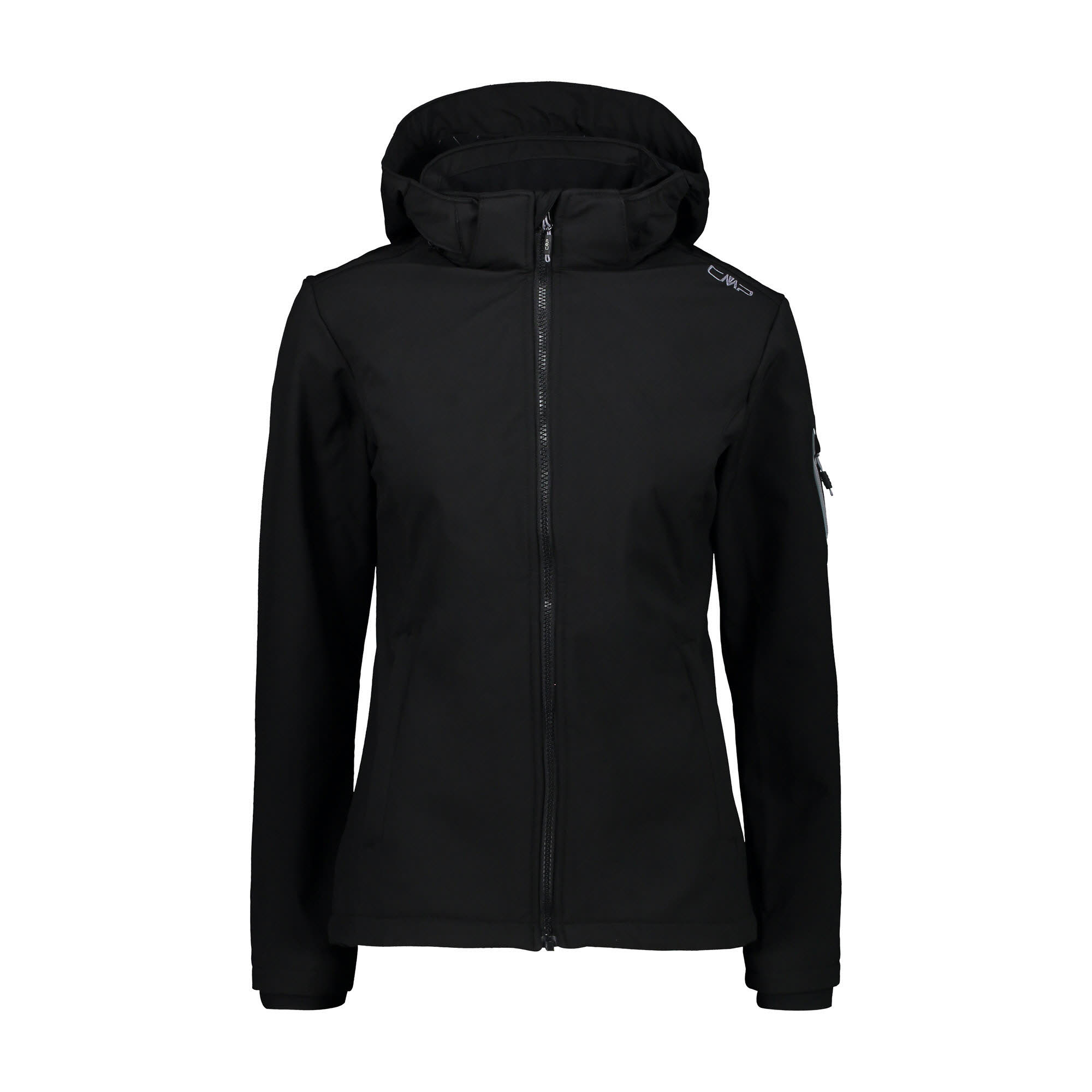 CMP Zip Hood Damen Softshell Jacke Jacket Freizeit Outdoor nero NEU