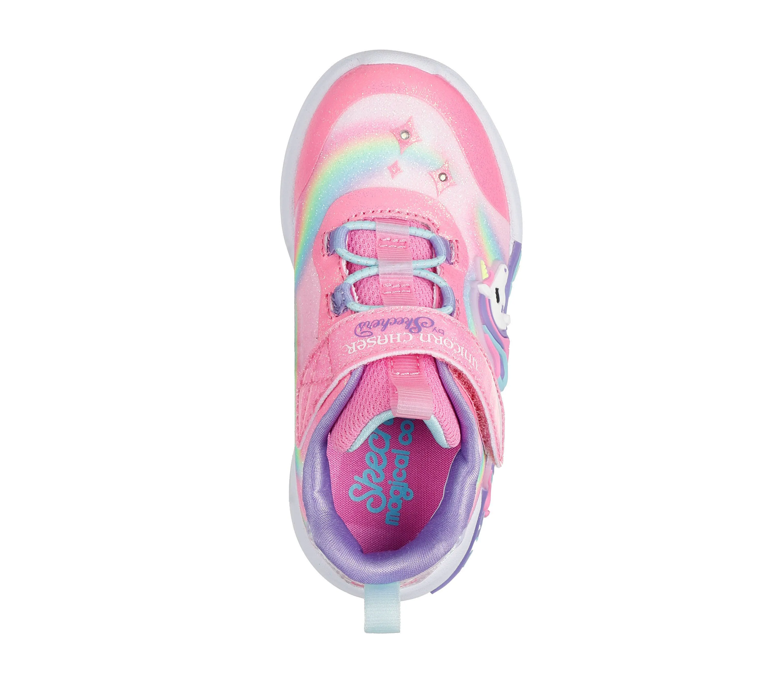 Skechers S-Lights: Unicorn Chaser Sneaker Kinder pink rosa