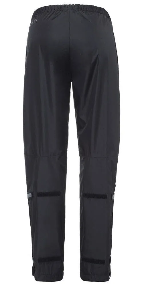 Vaude Women´s Fluid Full-Zip Pants Damen Multifunktionshose Regenhose black NEU