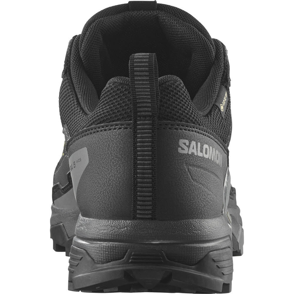 Salomon X ULTRA 5 WIDE GTX Herren Wanderschuhe Trekkingschuhe Low schwarz