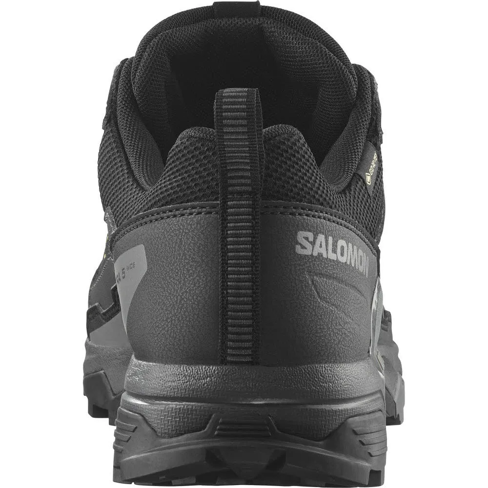 Salomon X ULTRA 5 WIDE GTX Herren Wanderschuhe Trekkingschuhe Low schwarz