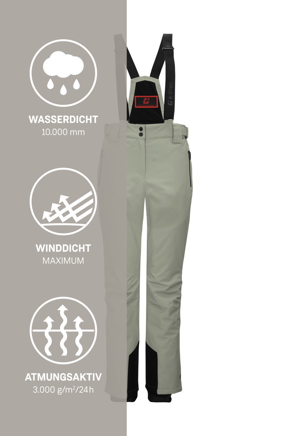 KILLTEC DA KSW 249 SKI PNTS Damen Ski-/Snowboardhose dark sea foam