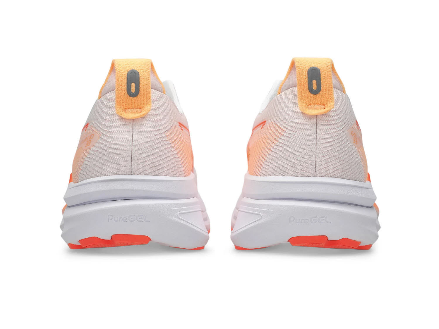 Asics GEL-KAYANO 33 Damen Laufschuhe Joggingschuhe weiß/orange