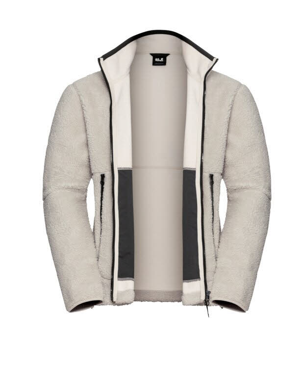 Jack Wolfskin Stone Lite Herren Fleecejacke Jacke beige