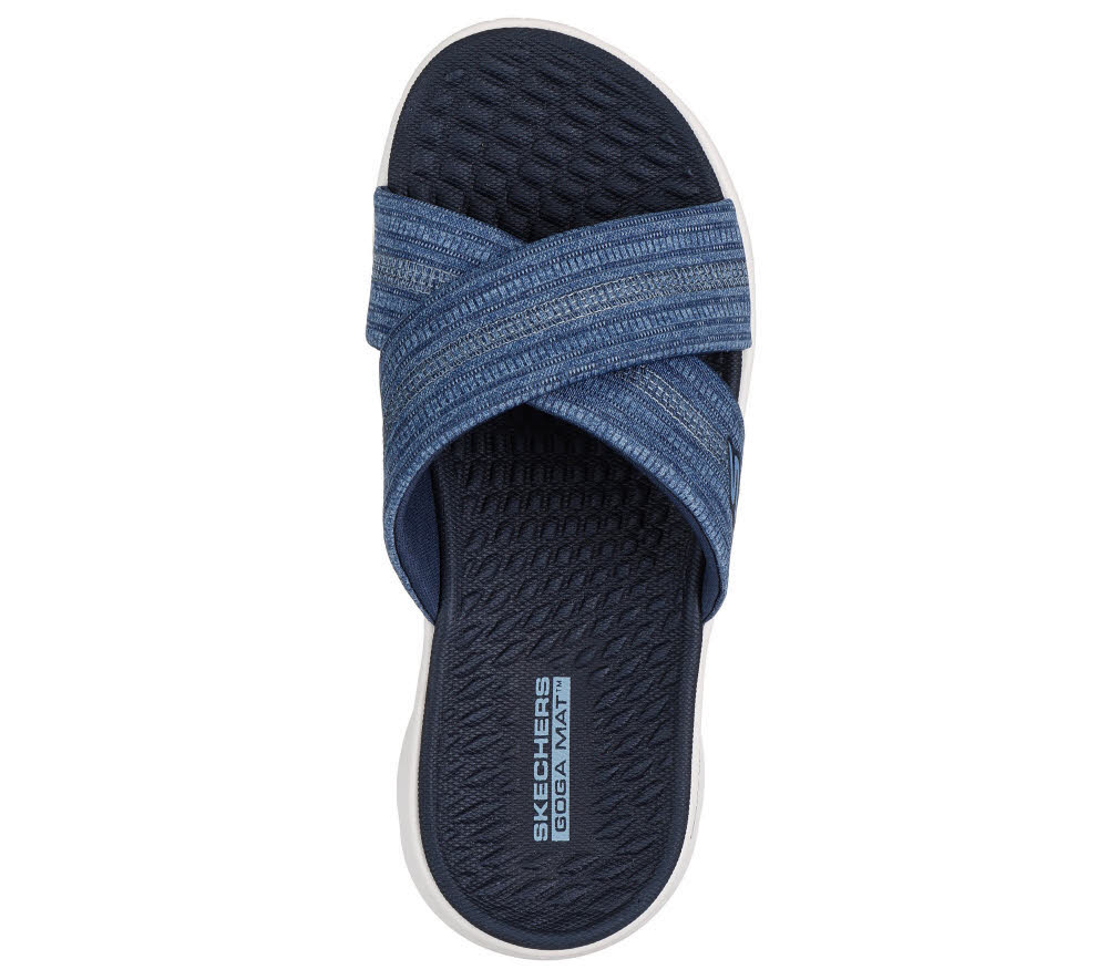 Skechers GO WALK FLEX SANDAL - IMPRESSED Damen Sandalen blau