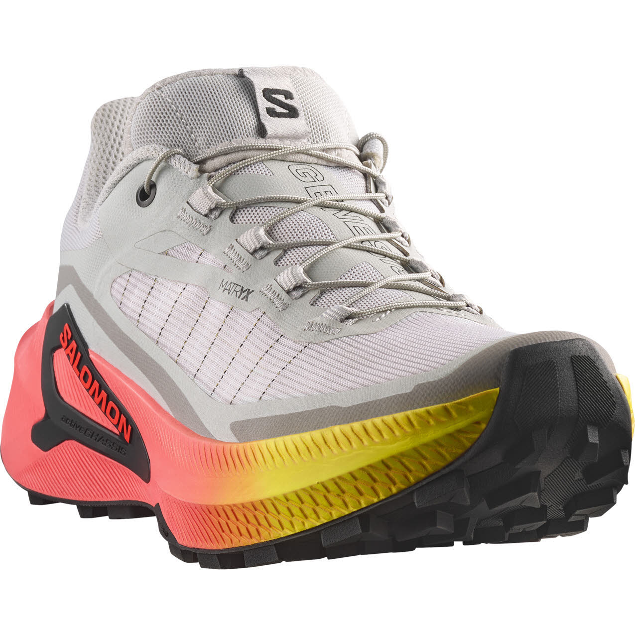 Salomon GENESIS 2 W Damen Laufschuhe Trailrunningschuhe grau