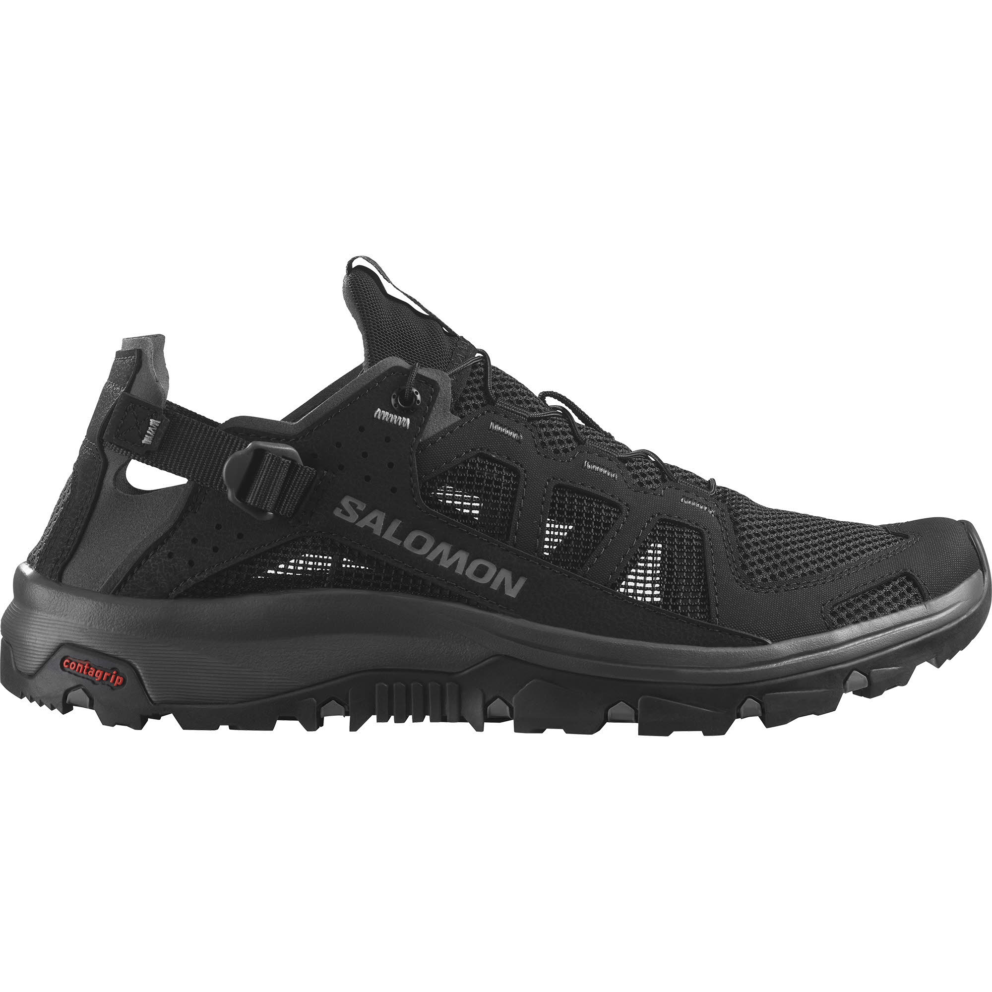 Salomon TECHAMPHIBIAN  5 Wanderschuh Amphibienschuh Herren schwarz NEU