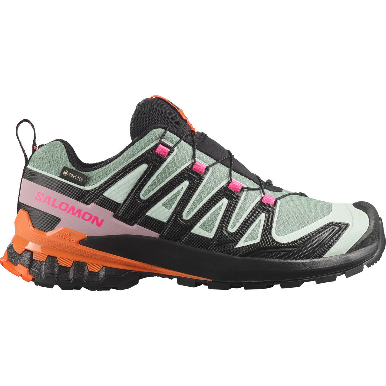 Salomon XA PRO 3D V9 GTX ICON W Damen Laufschuhe Trailrunningschuhe grün/schwarz