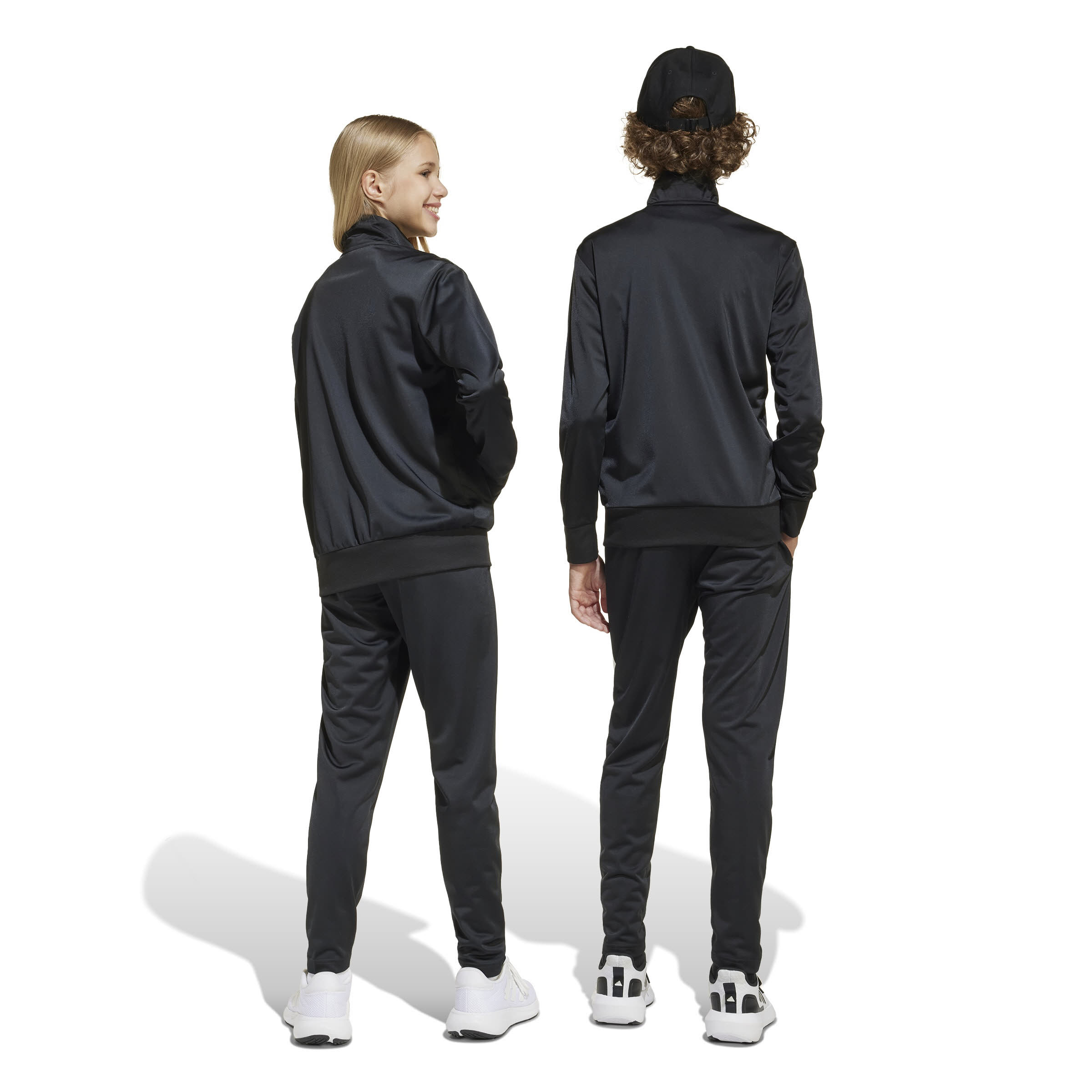 adidas Essentials Climacool Kids Trainingsanzug Kinder schwarz