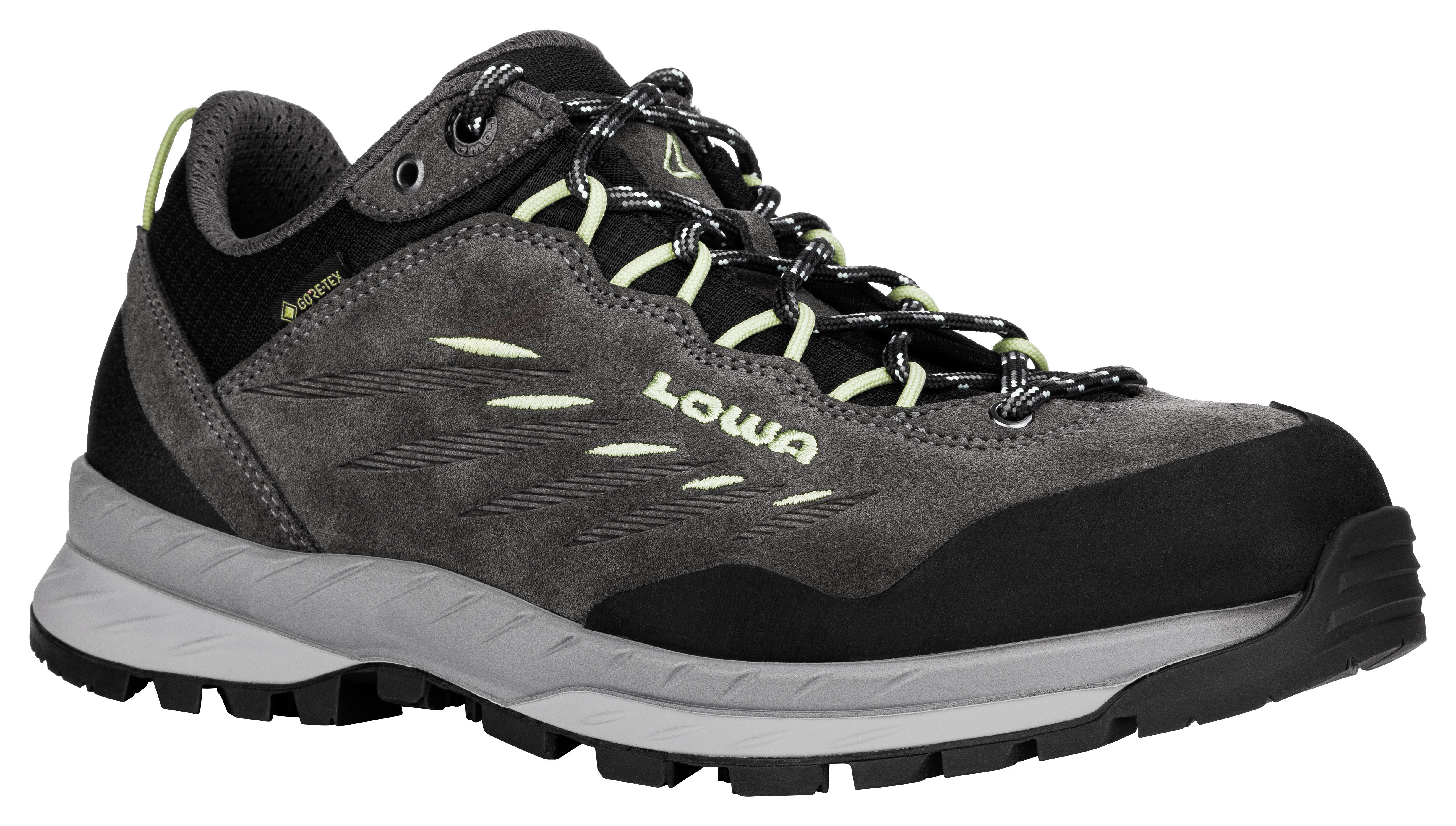 Lowa Delago GTX Damen Trekkingschuhe Wanderschuhe Gore-Tex wasserdicht grau