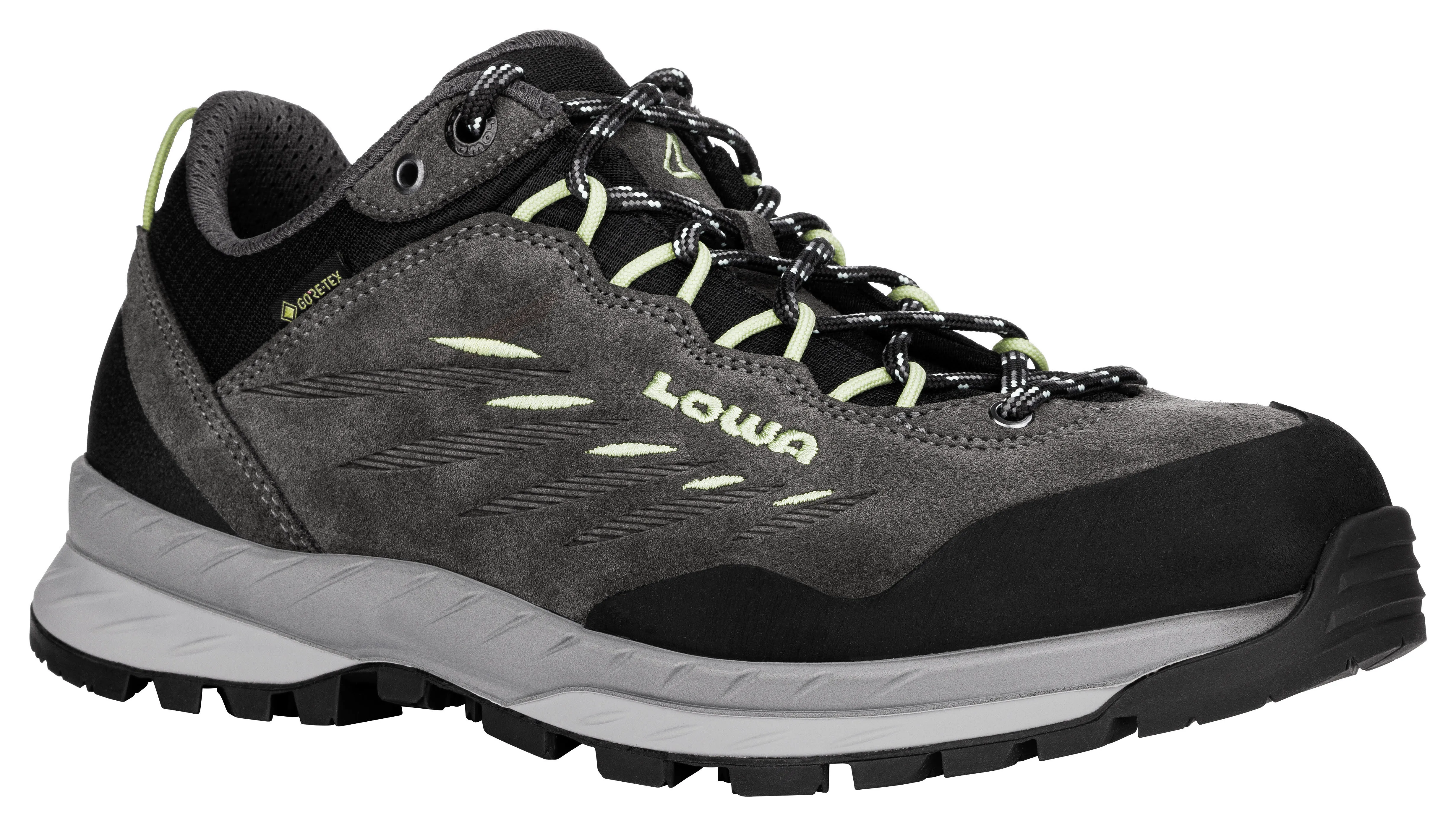 Lowa Delago GTX Damen Trekkingschuhe Wanderschuhe Gore-Tex wasserdicht grau