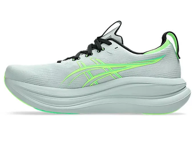 Asics GEL-NIMBUS 28 Laufschuhe Herren Cold Moss/Illuminate Green