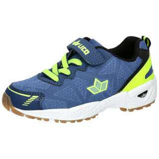 Lico Slipper Klettverschluss Freizeitschuh Sneaker Jungen blau NEU