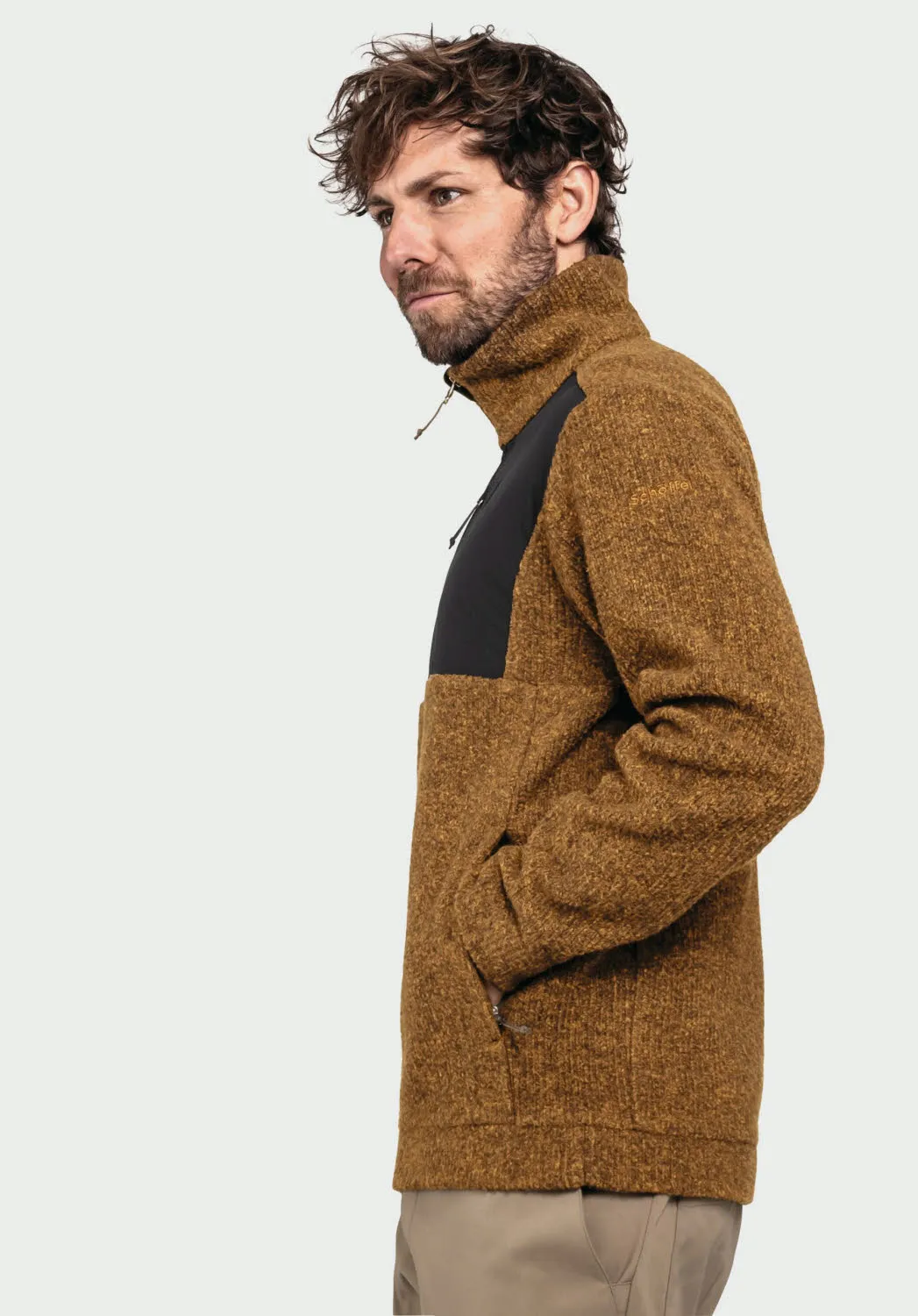 Schöffel Fleece Jk Style Canterbury MNS Herren Fleecejacke Outdoorjacke caramel