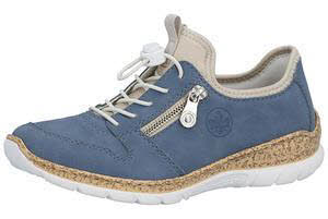 Rieker Damen Slipper blau