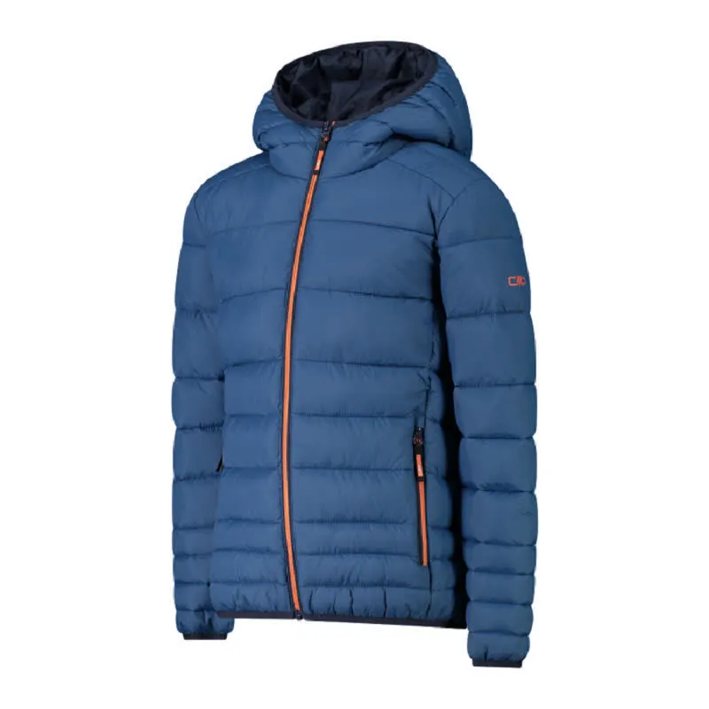 CMP JACKET FIX HOOD Jungen Daunenjacke Outdoorjacke bluestone
