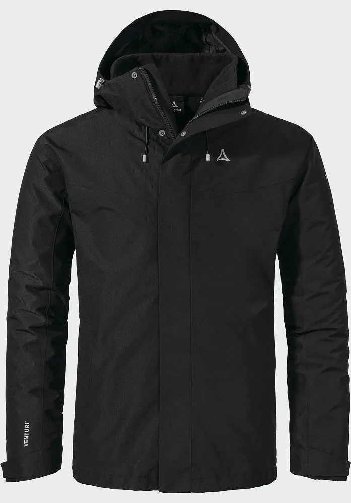 Schöffel 3in1 Jacket Style Okere MNS Herren Kombijacke Lagenjacke schwarz