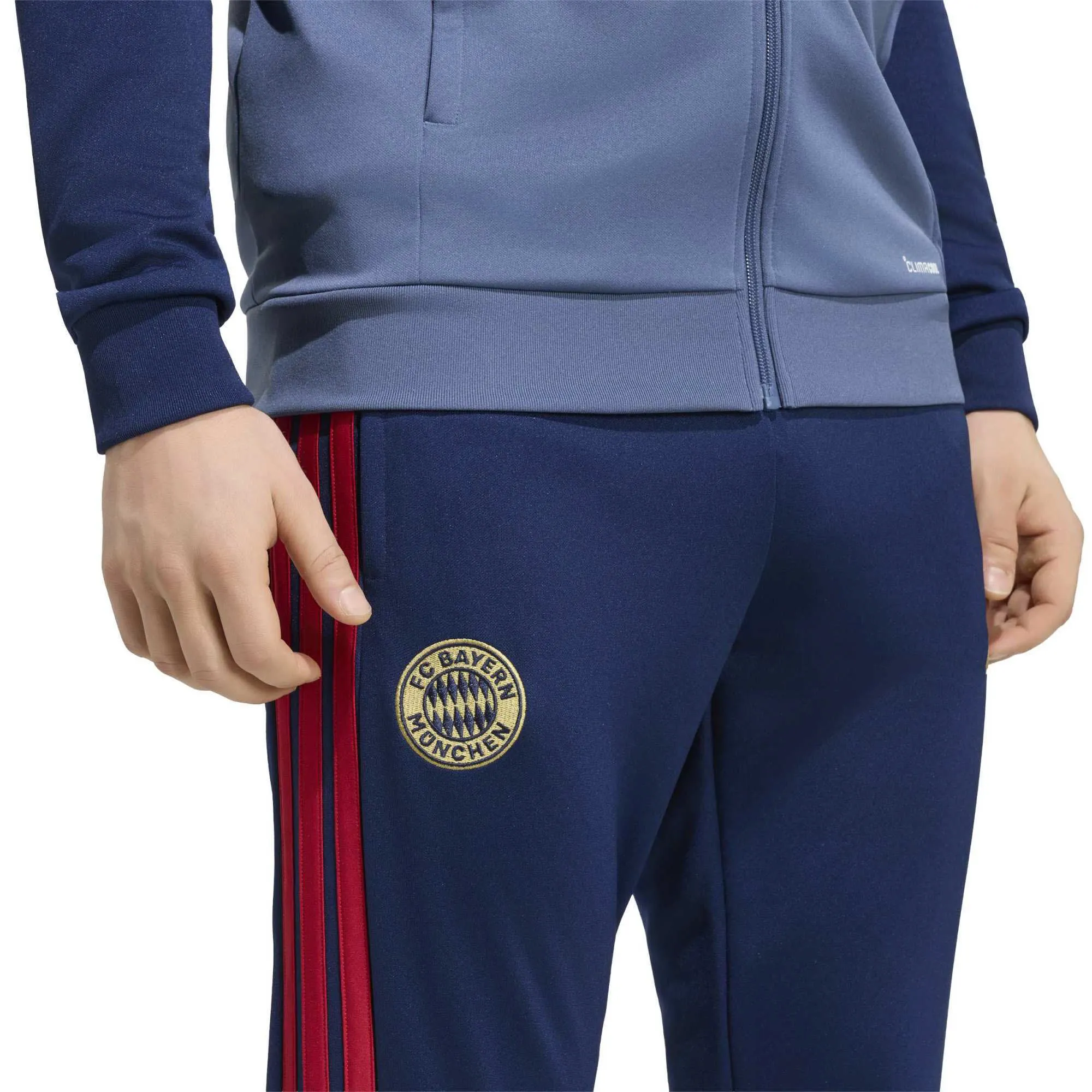 adidas FC Bayern TK SUIT Herren Trainingsanzug Jogginganzug 26/27 blau