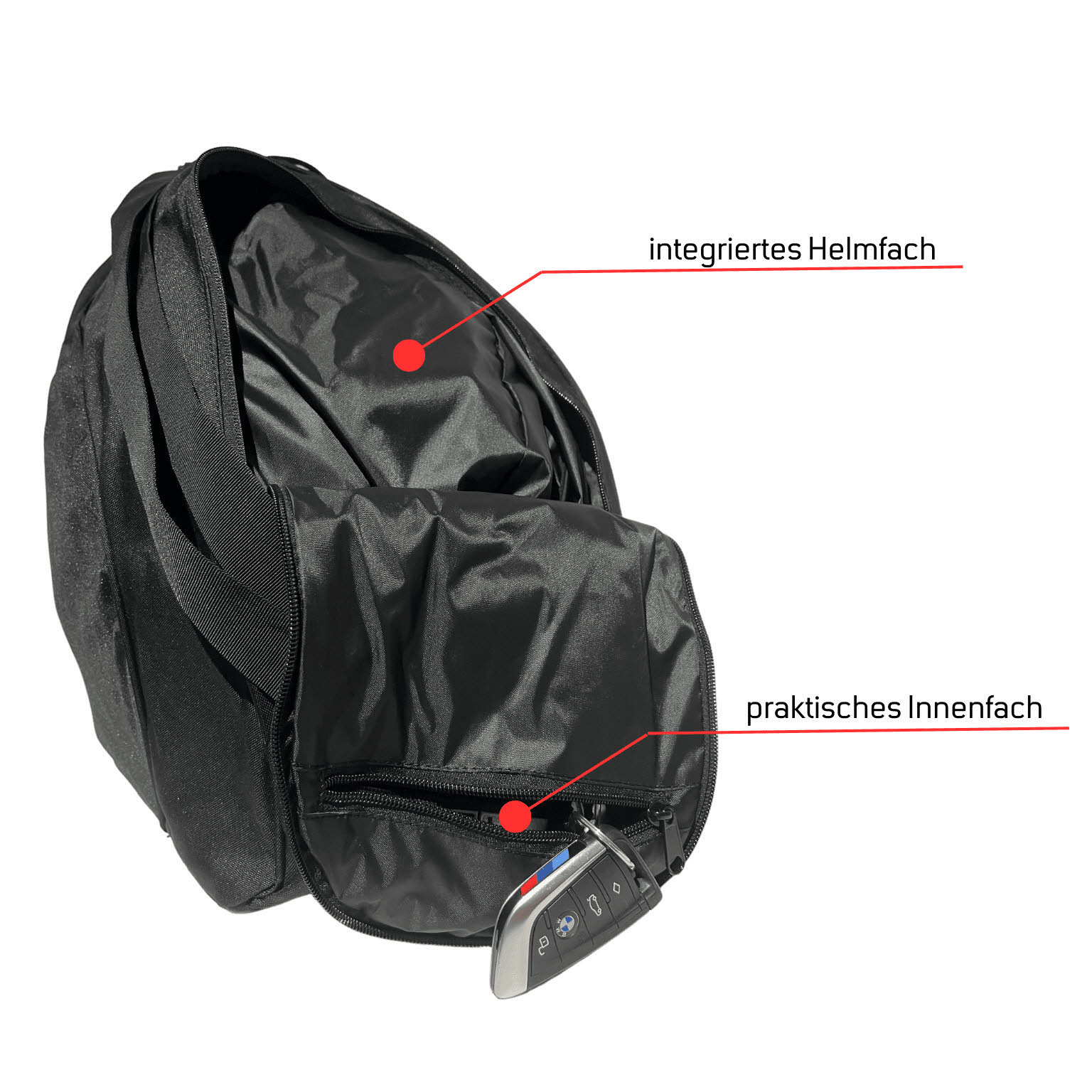 spomi Sapporo Skischuhtasche mit Helmfach schwarz
