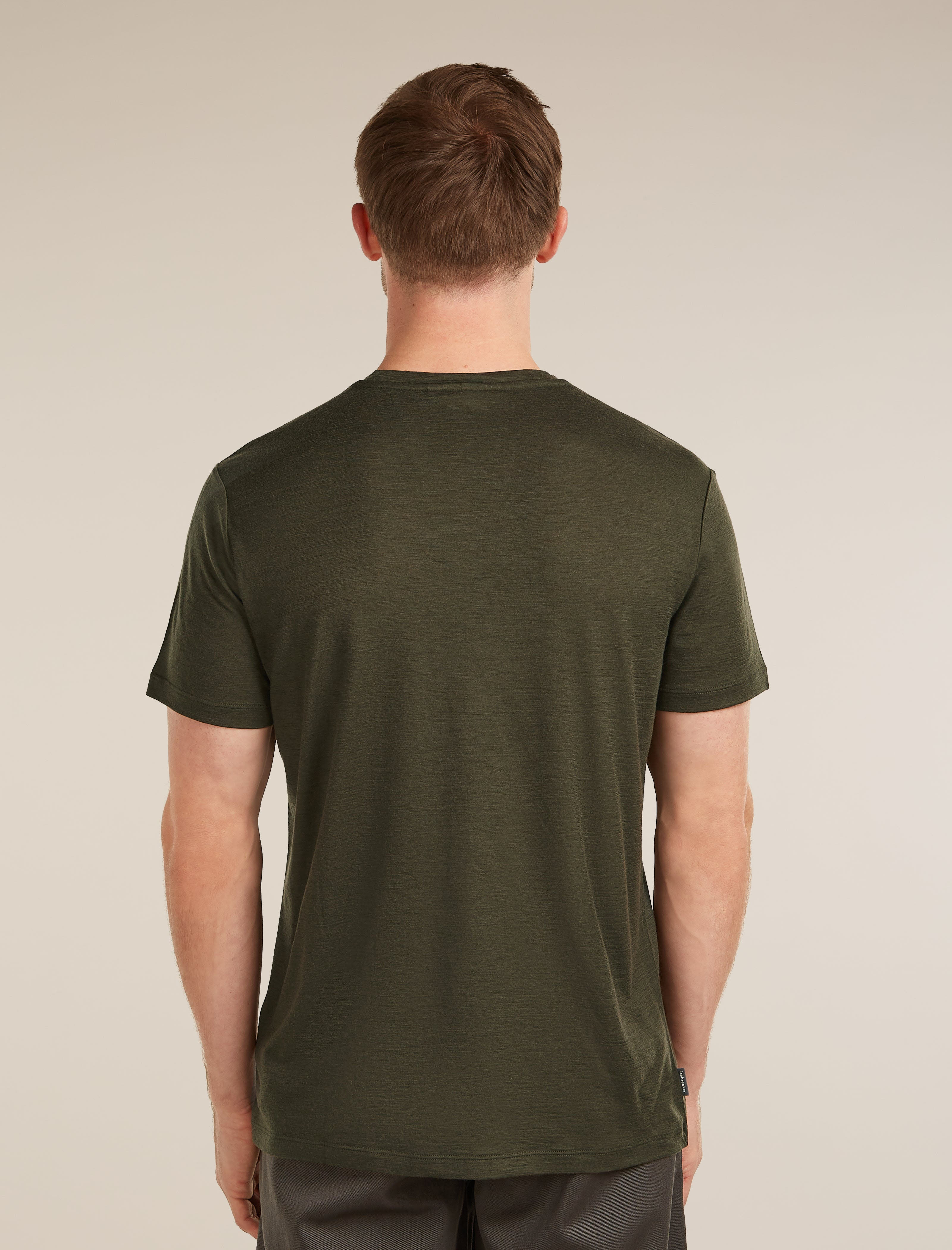Icebreaker Merino 150 Tech Lite SS Tee Herren Merinoshirt grün