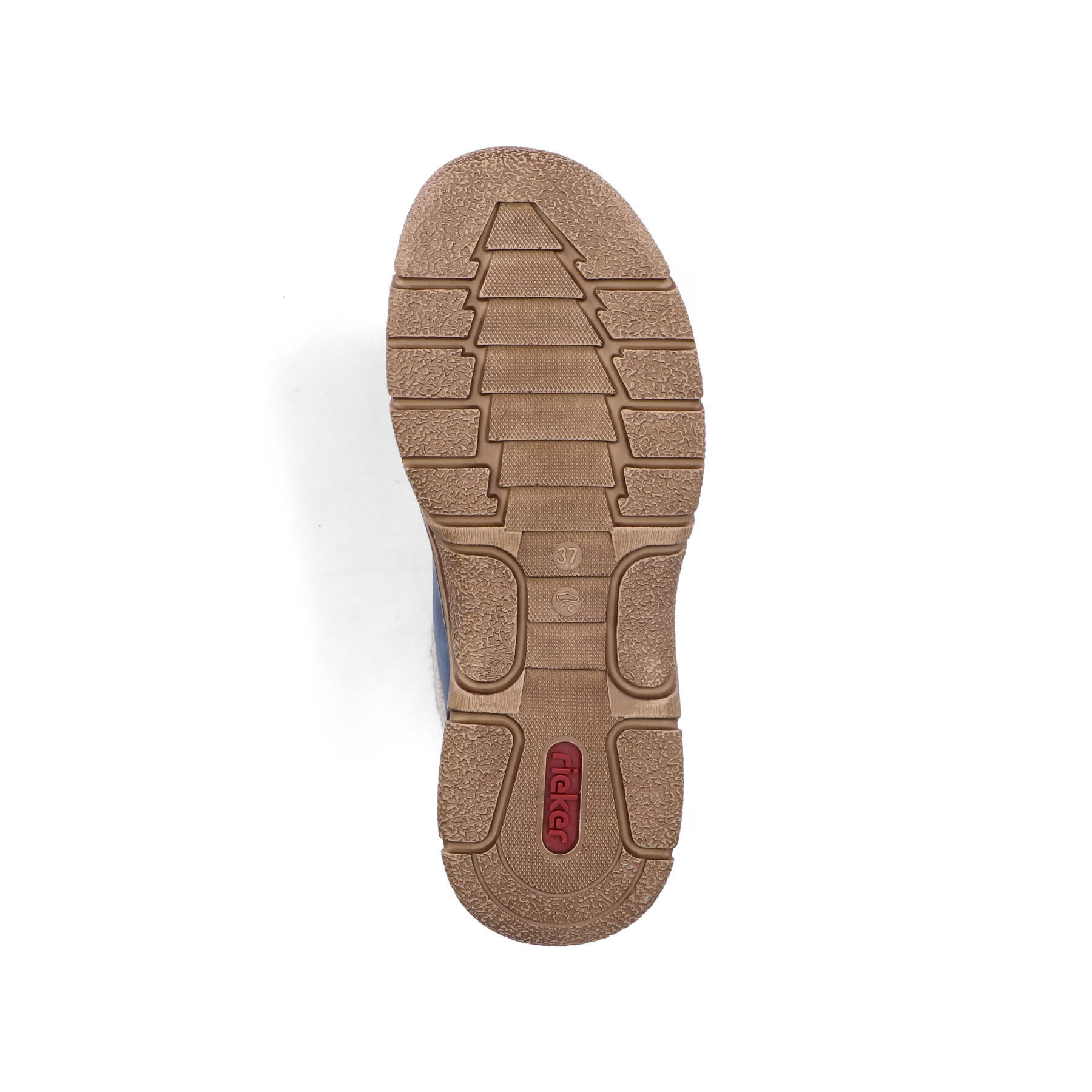 Rieker Damen Schnürstiefel blau