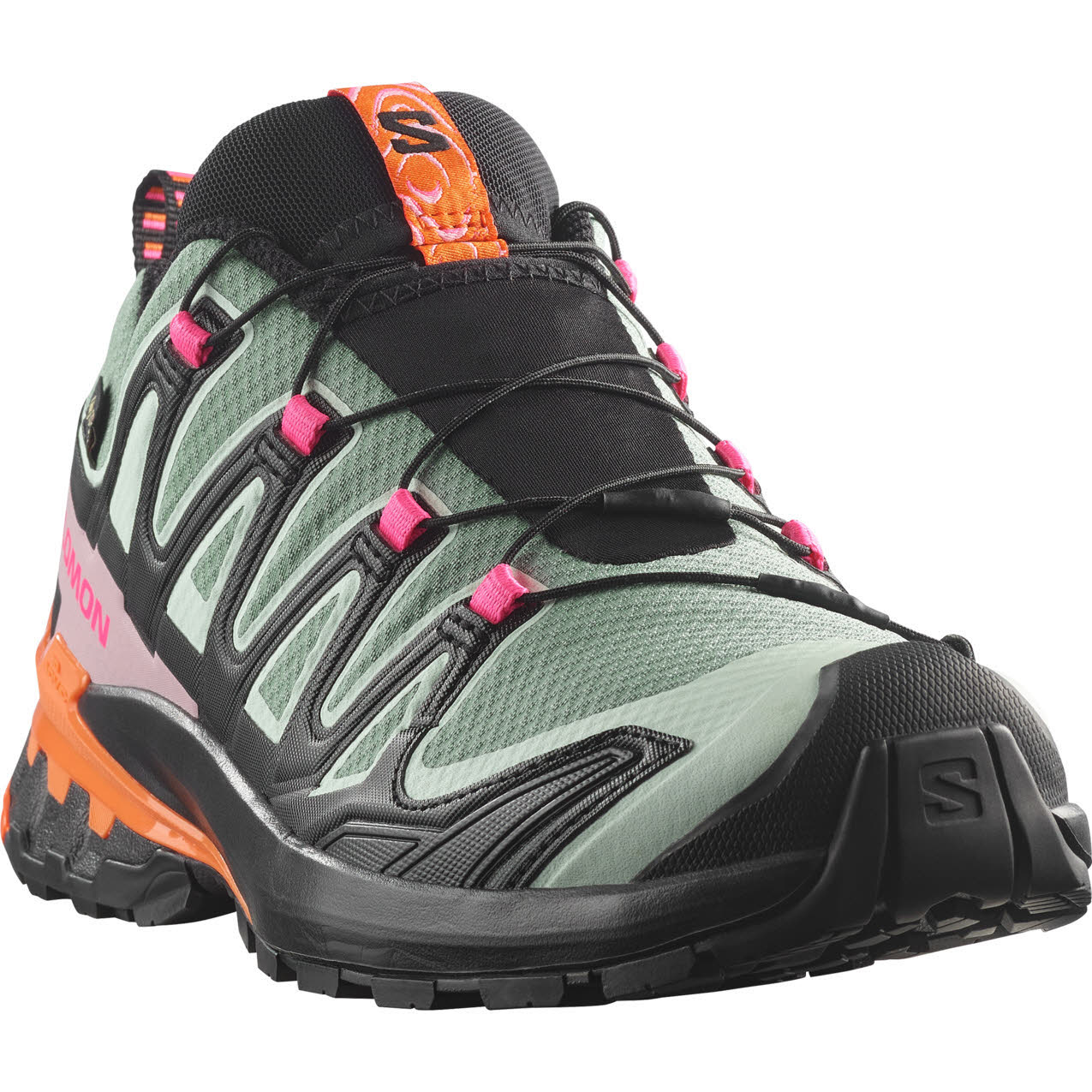 Salomon XA PRO 3D V9 GTX ICON W Damen Laufschuhe Trailrunningschuhe grün/schwarz