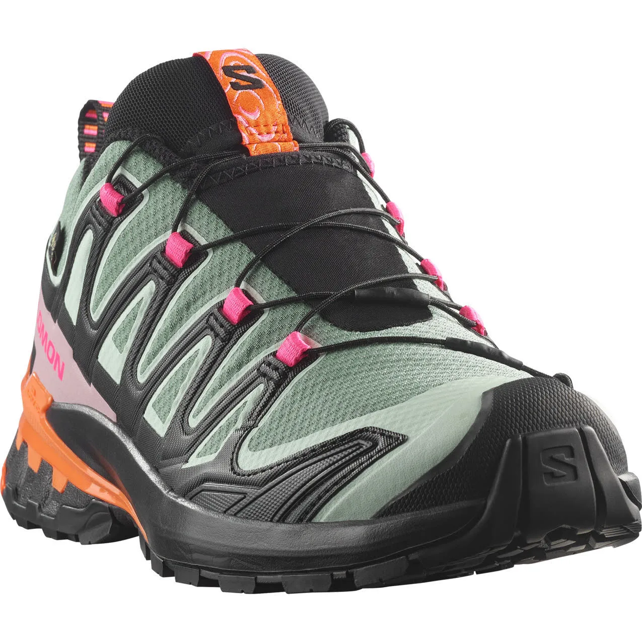Salomon XA PRO 3D V9 GTX ICON W Damen Laufschuhe Trailrunningschuhe grün/schwarz