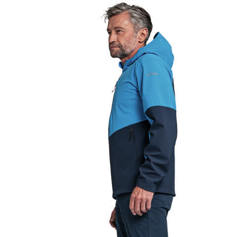 Schöffel Softshell Jacket Tonion M Wanderjacke Kapuzenjacke Herren blau NEU