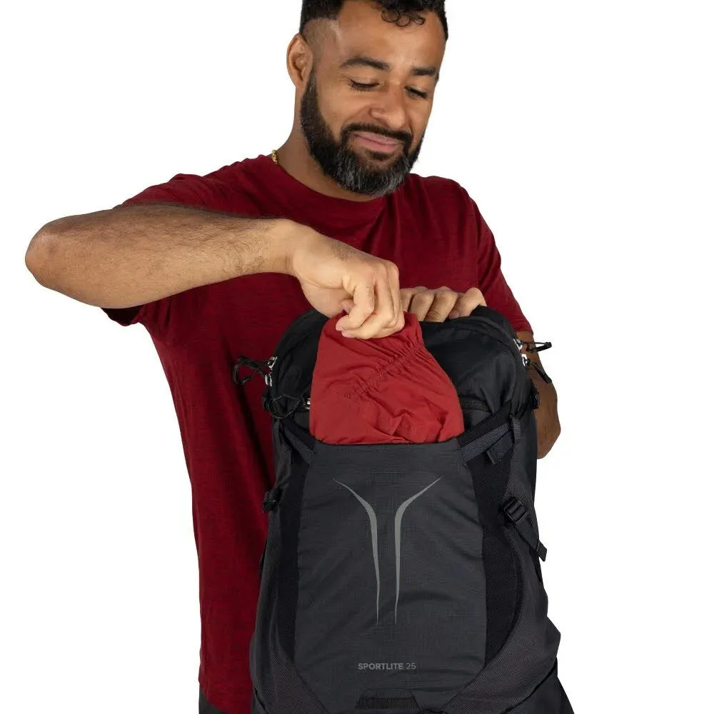 Osprey Sportlite 25 Unisex Wanderrucksack Tagesrucksack schwarz