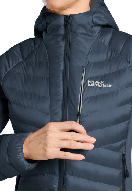 Jack Wolfsskin Routeburn Pro Ins Damen Isolationsjacke Jacke blau