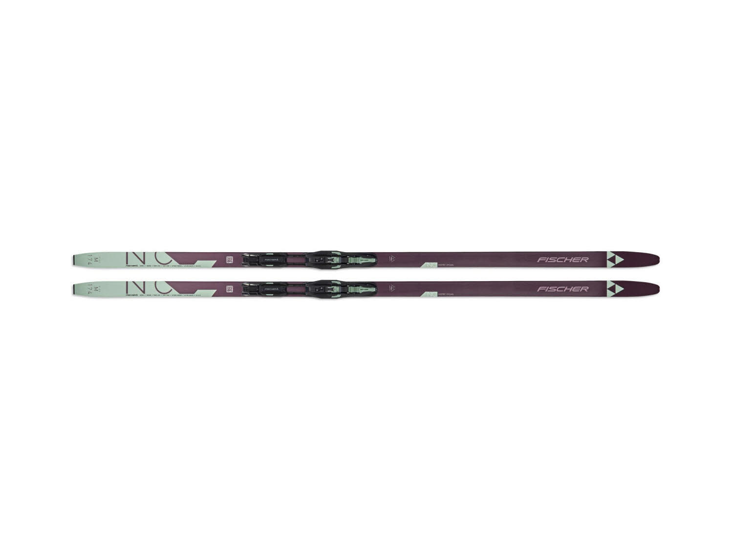 Fischer Inspire EF + CONTROL STEP-IN IFP Langlaufski Schuppenski lila