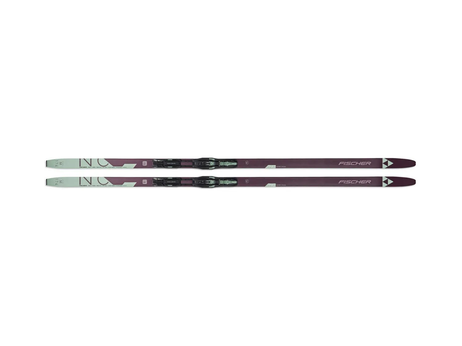 Fischer Inspire EF + CONTROL STEP-IN IFP Langlaufski Schuppenski lila
