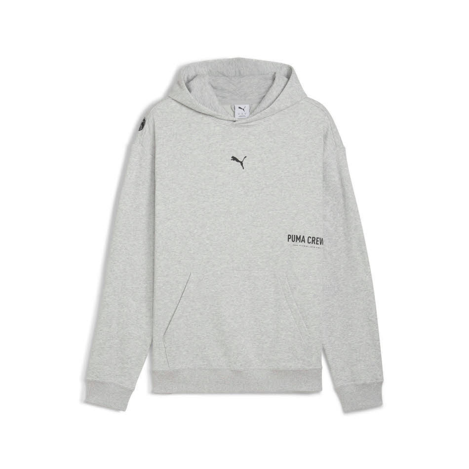 Puma GRAPHIC FRENCH TERRY HOODIE Herren Hoodie grau