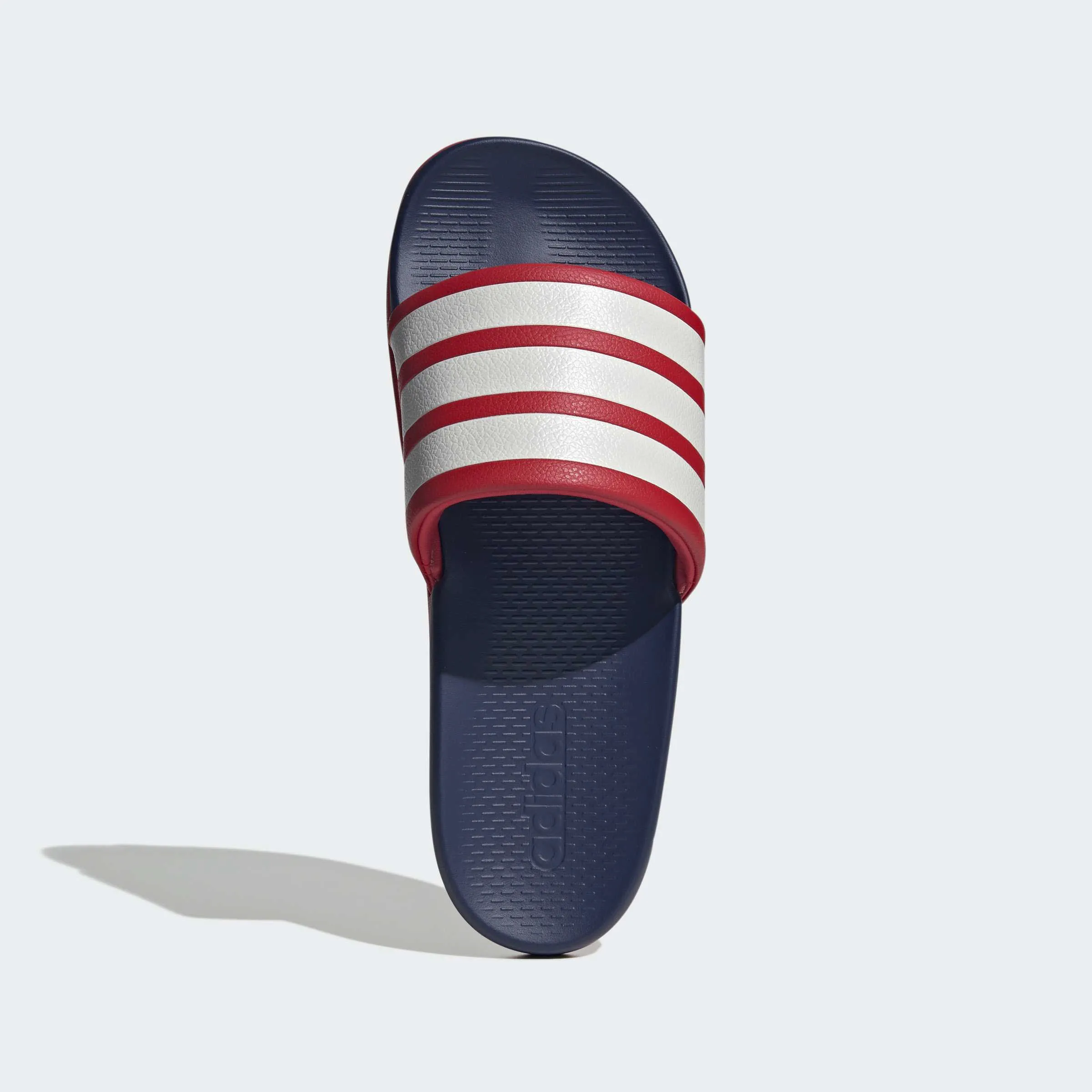 adidas ADILETTE COMFORT 2.0 Unisex Badelatschen rot/weiß/blau