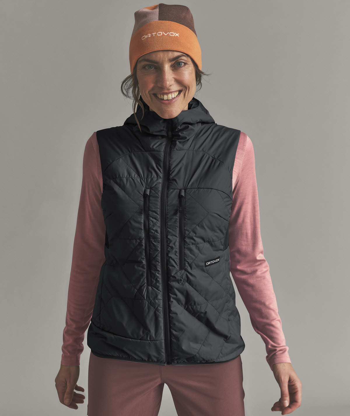 Ortovox VENET SWISSWOOL 60 VEST Damen Isolationsweste Outdoorweste schwarz