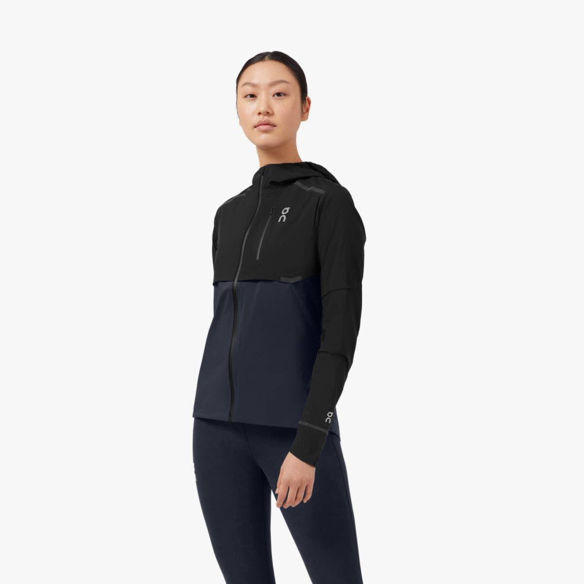 ON WEATHER-JACKET W Damen Laufjacke Trainingsjacke schwarz NEU