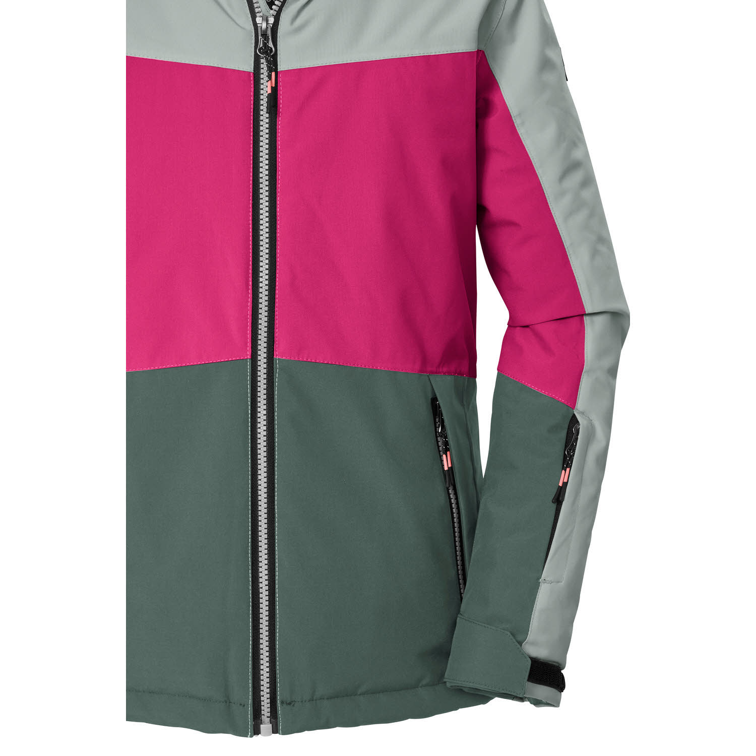 Killtec KSW 198 GRLS SKI JCKT Mädchen Skijacke Winterjacke sanftes salbei