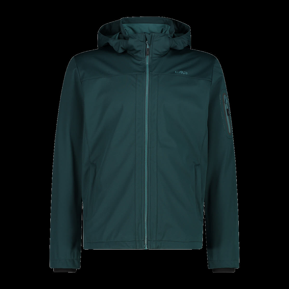 CMP Softshelljacke Kapuzenjacke Herren dunkelgrün dunkelblau