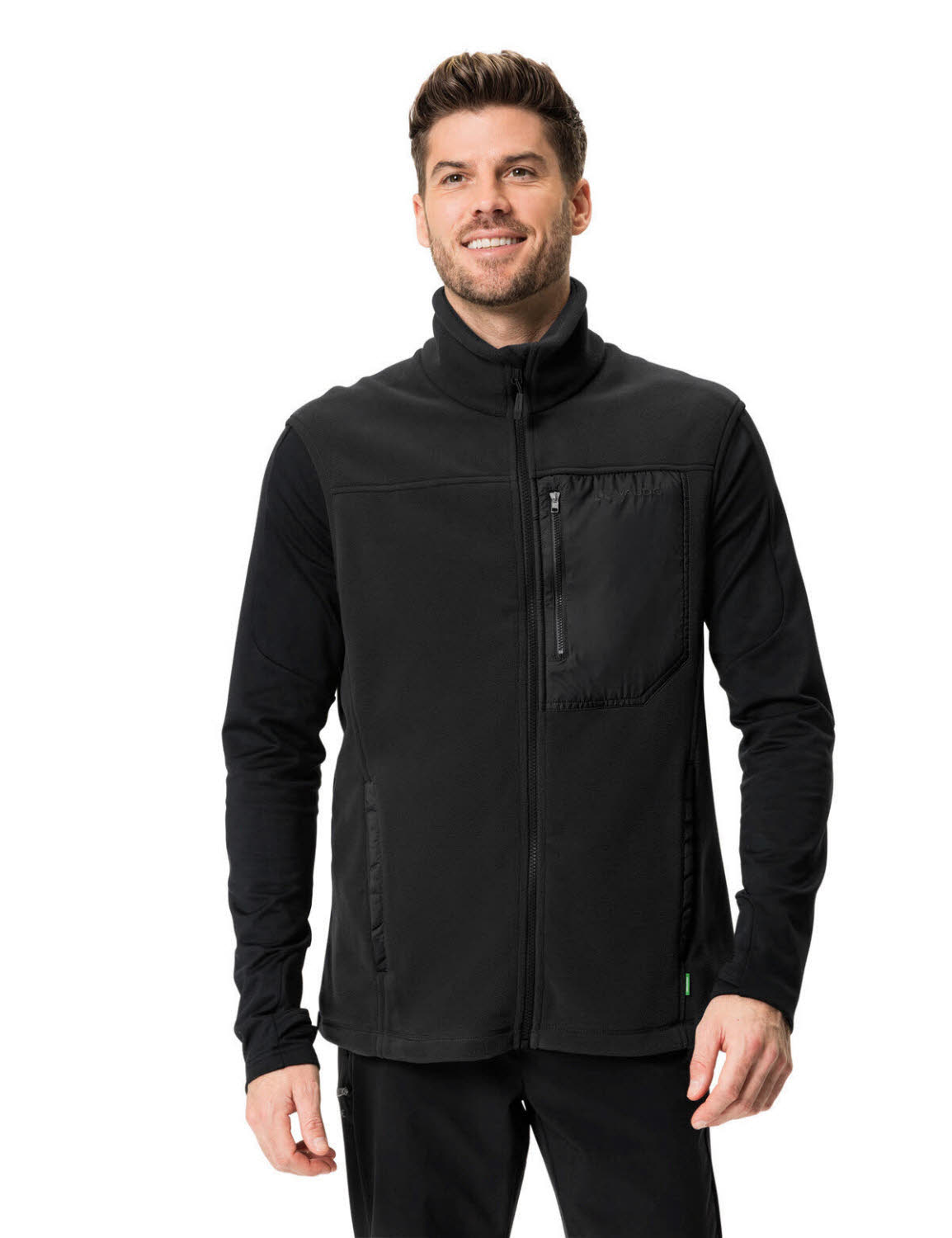 Vaude Rosemoor Herren Fleeceweste Outdoorweste schwarz
