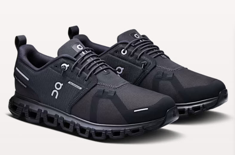 ON Cloud 6 WP Sneaker Freizeitschuh wasserdicht Damen schwarz