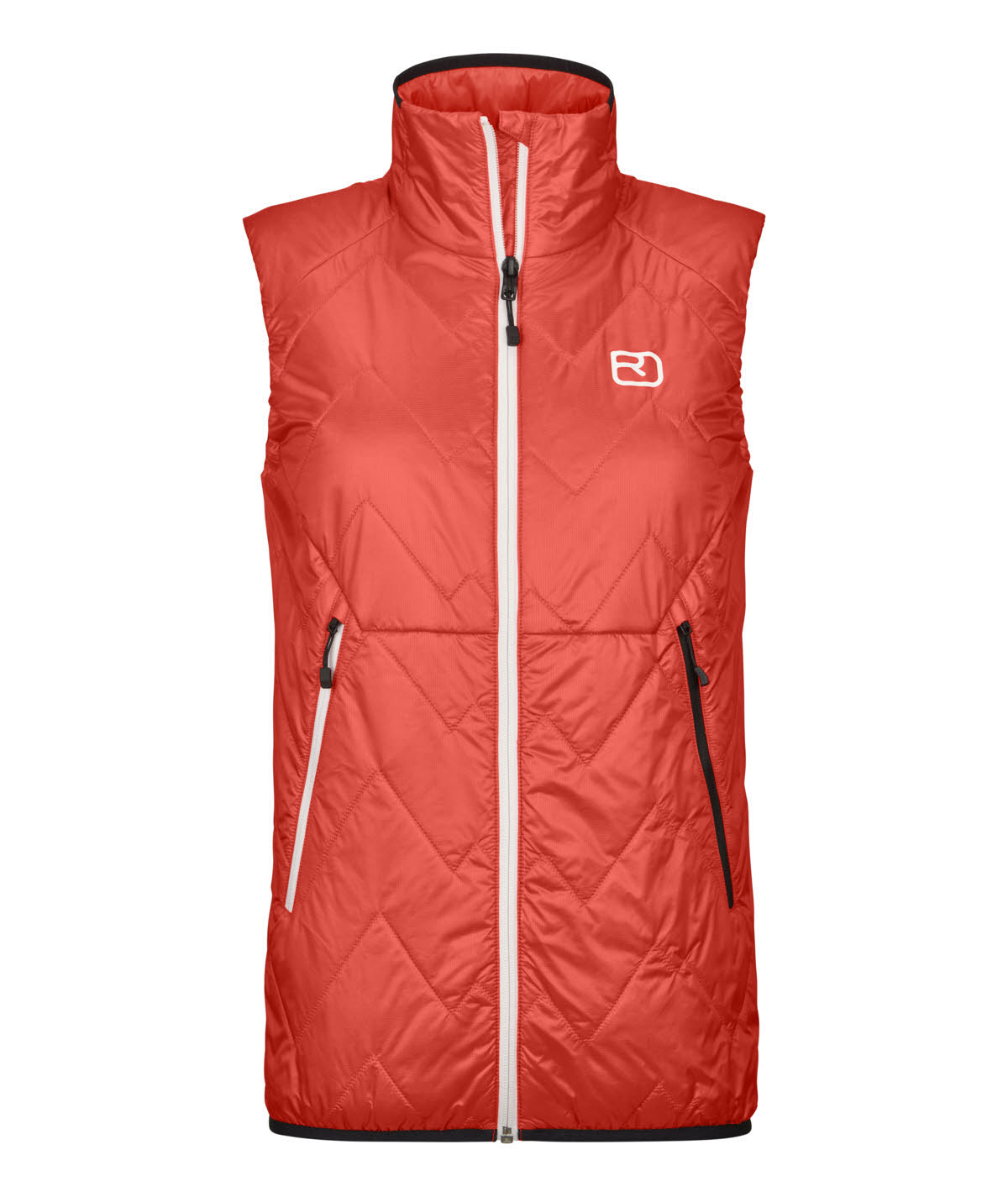 Ortovox Swisswool Piz Vial Vest Damen Outdoorweste rot
