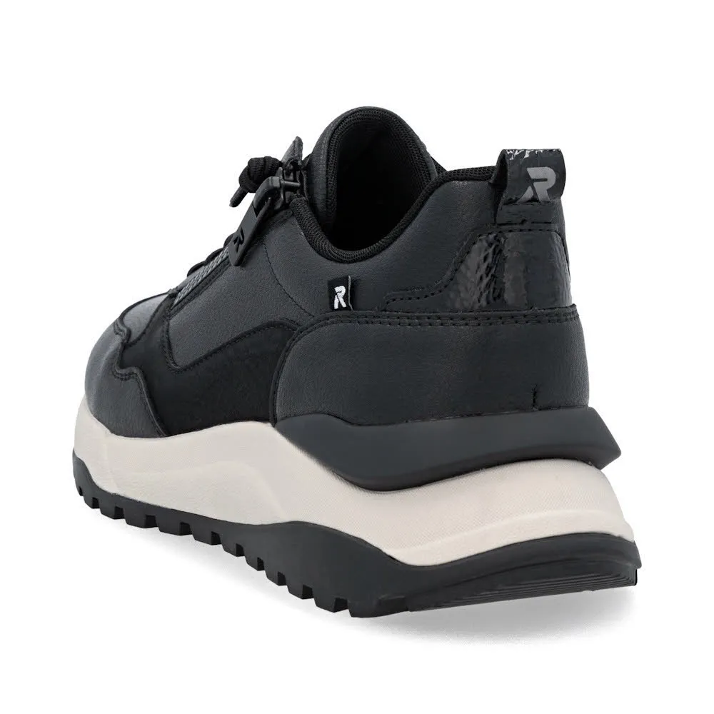 Rieker HWK Damen Halbschuhe Sneaker Low schwarz