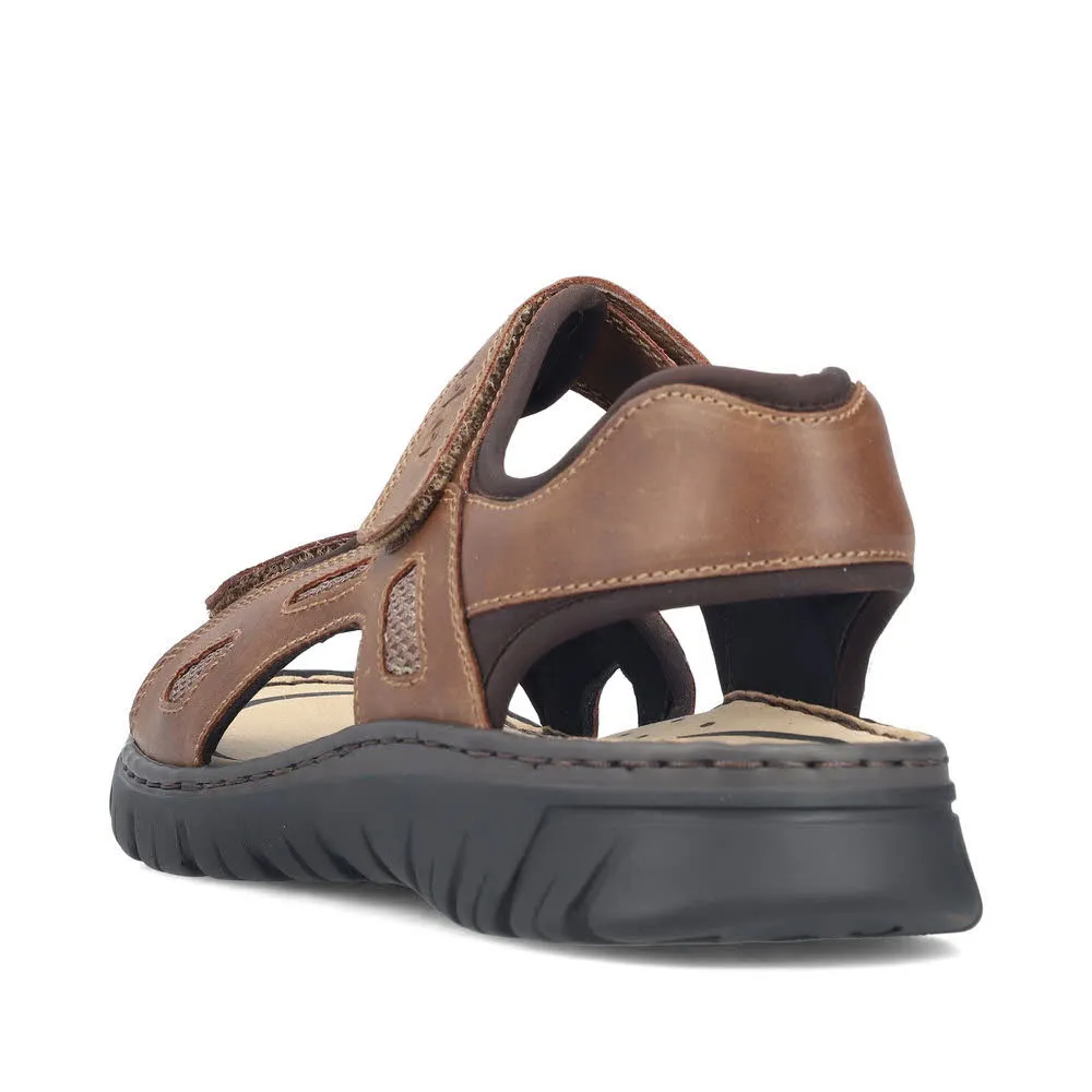 Rieker FSK Herren Sandalen Trekkingsandalen braun