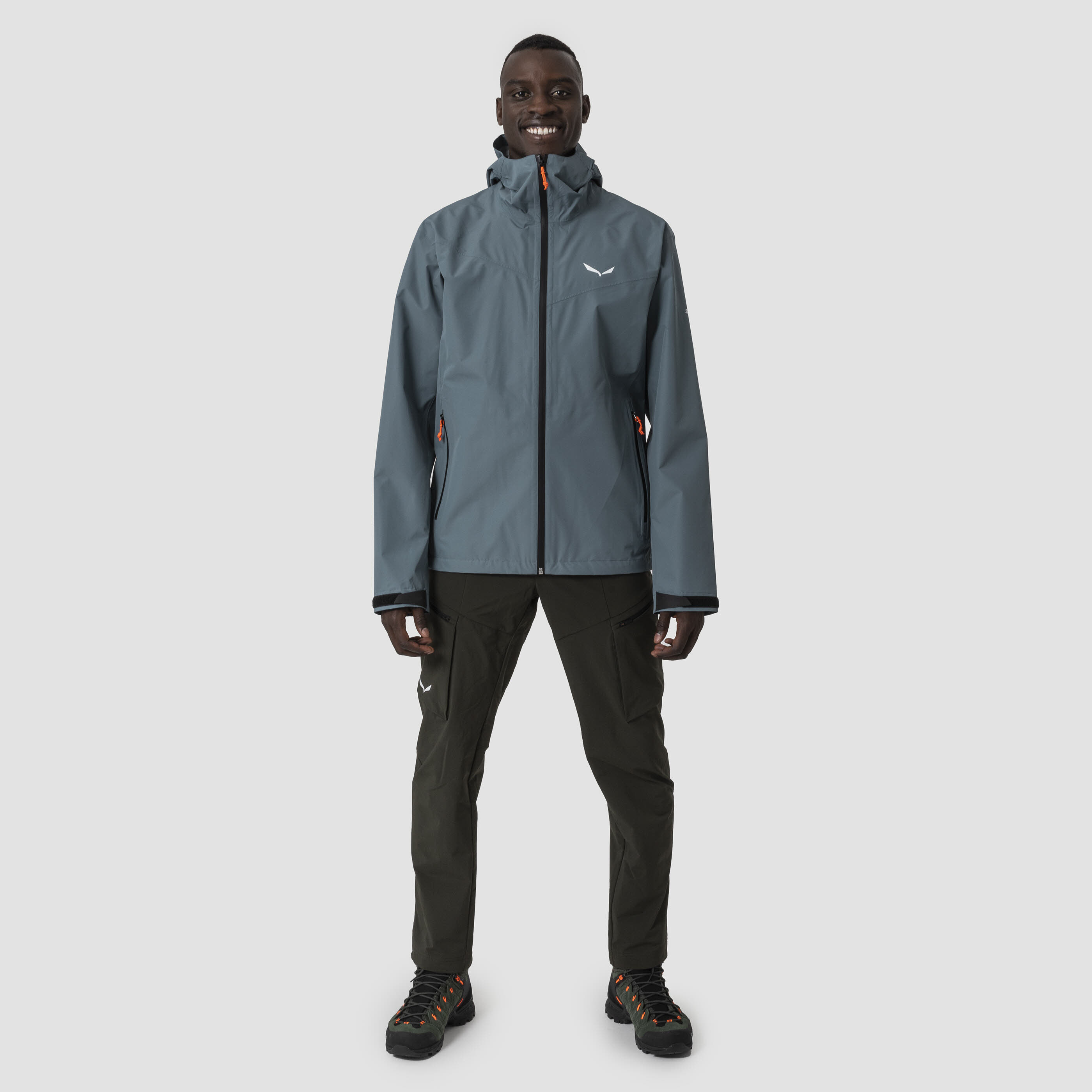 Salewa PUEZ 2.5L PTX JACKET M Regenjacke Kapuzenjacke Herren hellblau