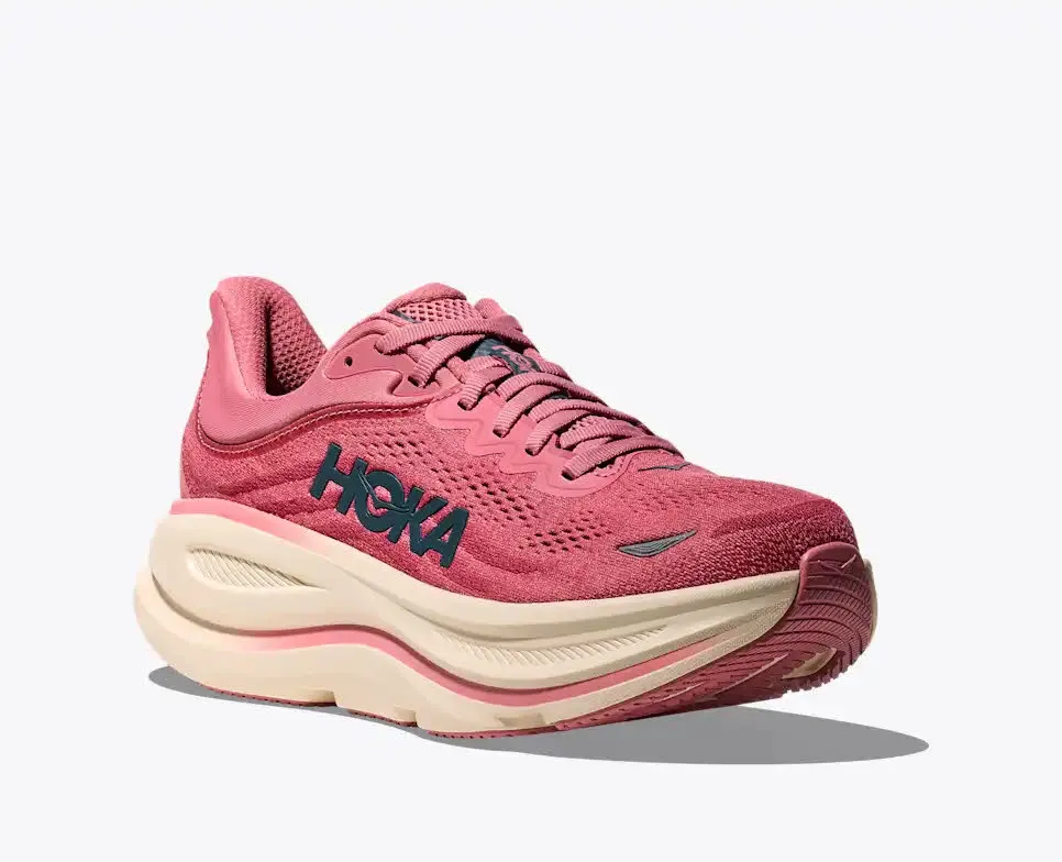 Hoka Bondi 9 Laufschuh Damen lingonberry / cranberry