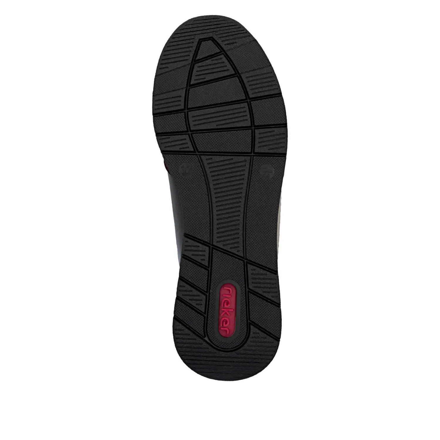 Rieker Damen Halbschuhe Sneaker brombeer