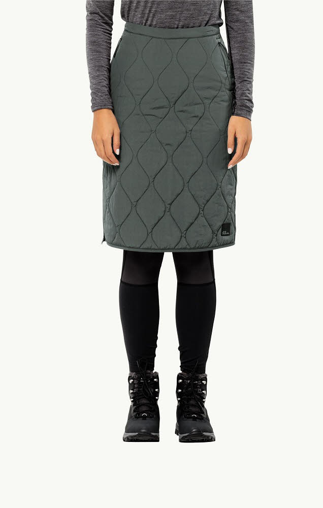 Jack Wolfskin WANDERMOOD SKIRT W Damen Rock Wanderrock slate green
