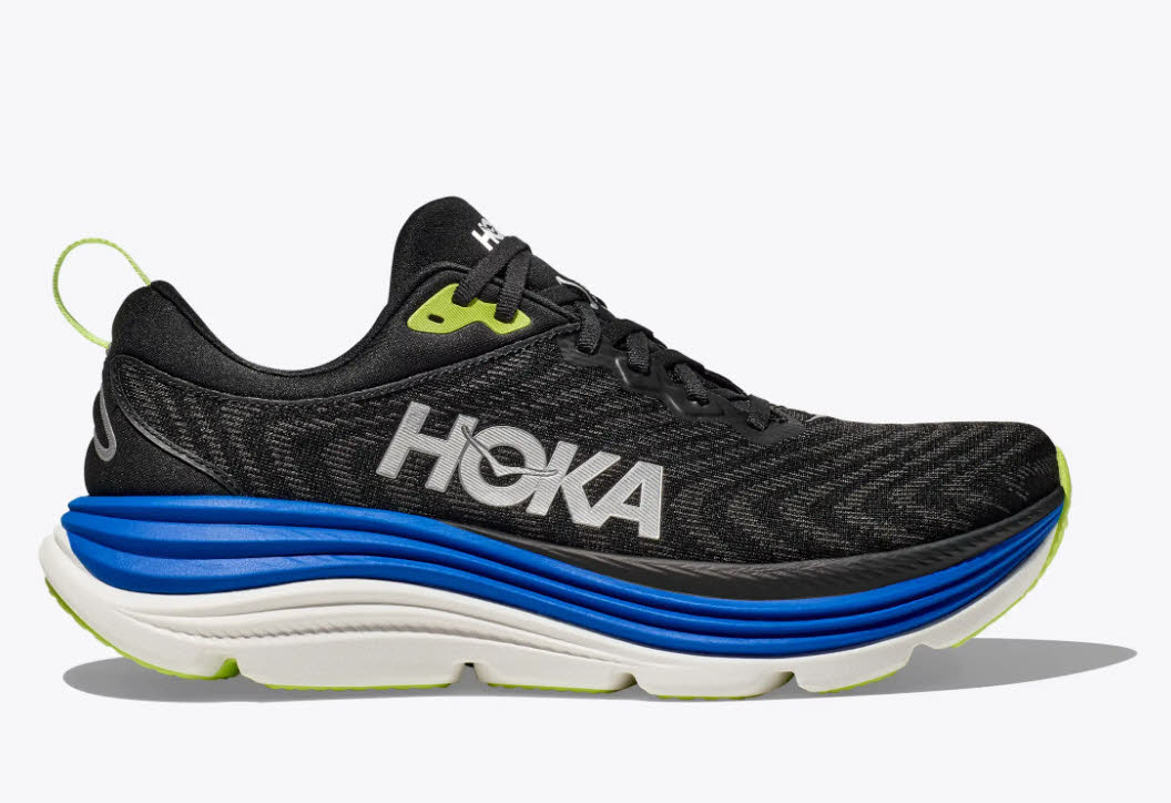 Hoka Gaviota 5 Laufschuhe Joggingschuhe Herren schwarz